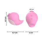 Succhia Clitoride con Vibrazione Stimolatore 2in1 Vibratore Multifunzione Vagina