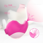 Succhia Clitoride con Vibrazione Stimolatore 2in1 Vibratore Multifunzione Vagina