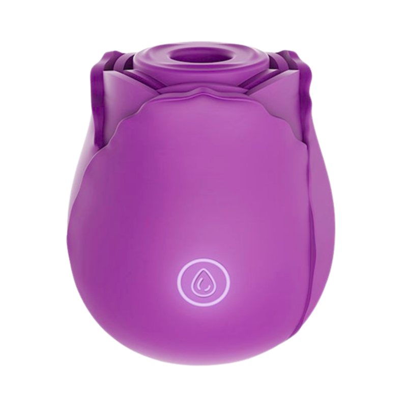 Succhia Clitoride Vibratore a Forma di Rosa Stimolatore con Suzione e Vibrazione