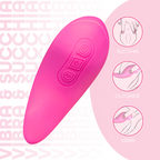 Succhia Clitoride Vibra 2in1 con Vibratore in Silicone sex toy multifunzione