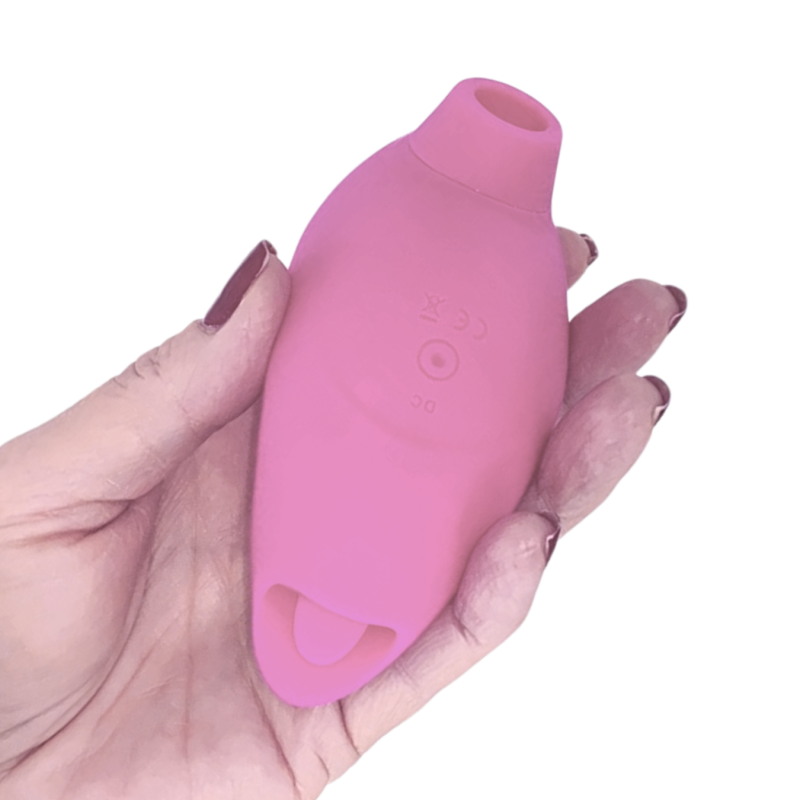 Succhia e Lecca Clitoride 2in1 Vibratore con Lingua doppio Stimolatore a Suzione