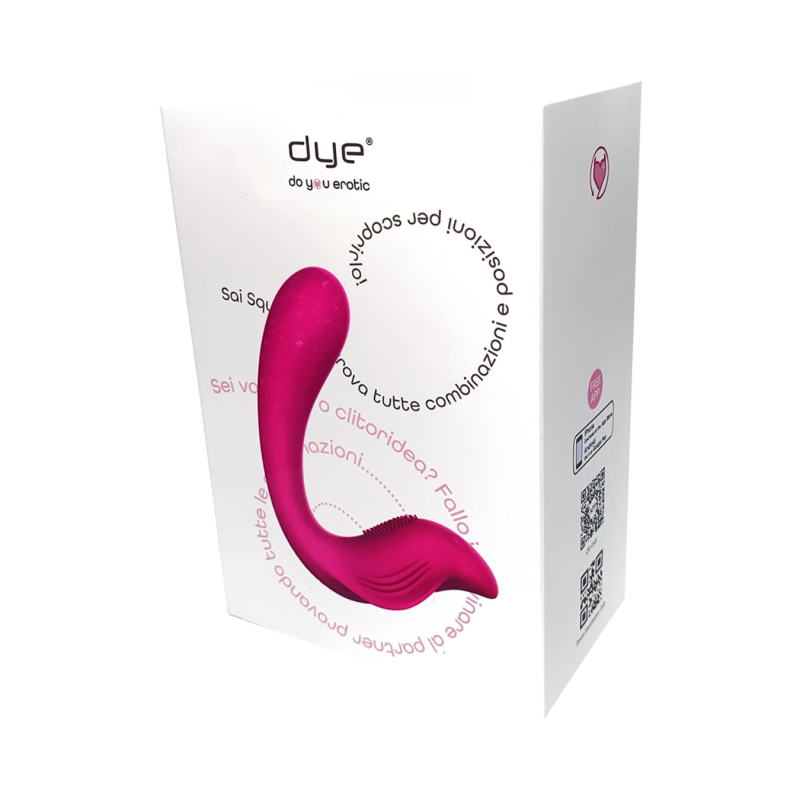 Vibratore a U punto G e clitoride con controllo tramite app in morbido silicone