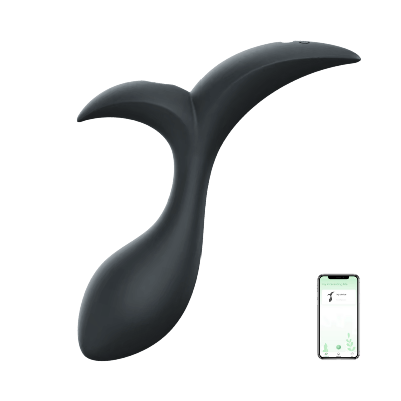 Vibratore Anale Massaggiatore Prostatico Controllo con App in Silicone Morbido