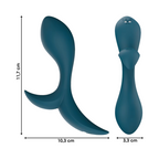Vibratore Anale Massaggiatore Prostatico Controllo con App in Silicone Morbido