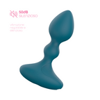 Vibratore Butt Plug Anale Vibrante con App in Silicone Morbido Stimolatore Smart