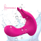 Vibratore Doppia Stimolazione Orina in Silicone 2in1 Punto G e Clitoride con App
