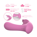 Vibratore Doppia Stimolazione Orina in Silicone 2in1 Punto G e Clitoride con App