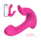 Vibratore Doppia Stimolazione Punto G e Clitoride 10 Modalità Controllo con App