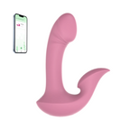 Vibratore Doppia Stimolazione Punto G e Clitoride 10 Modalità Controllo con App