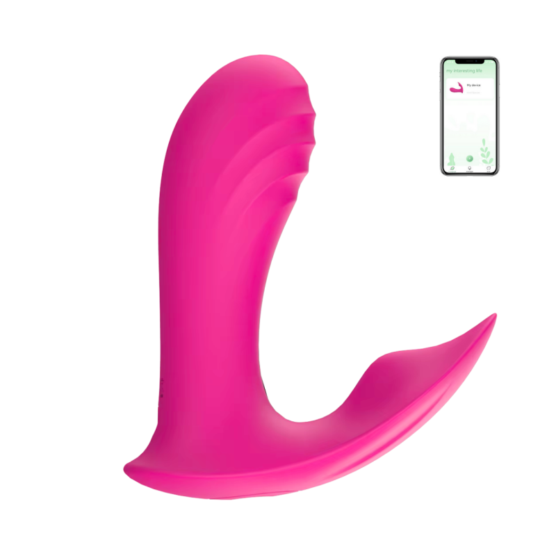 Vibratore Indossabile Punto G e Clitoride controllo con App 9 Vibrazioni Sex Toy