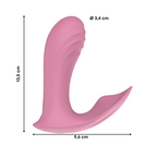 Vibratore Indossabile Punto G e Clitoride controllo con App 9 Vibrazioni Sex Toy