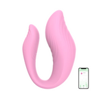 Vibratore Multifunzione Indossabile in Silicone Doppia Stimolazione con App USB