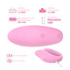 Vibratore Multifunzione Indossabile in Silicone Doppia Stimolazione con App USB