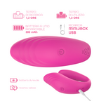 Vibratore Multifunzione Indossabile in Silicone Doppia Stimolazione con App USB