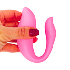 Vibratore Multifunzione Indossabile in Silicone Doppia Stimolazione con App USB
