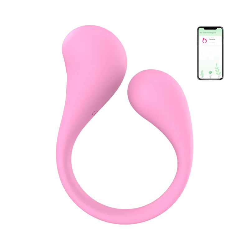 Vibratore Multifunzione per Doppia Stimolazione Controllo con App Modellabile