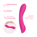 Vibratore Punto G Riscaldante in Silicone con 10 Modalità di Vibrazione Sex Toy