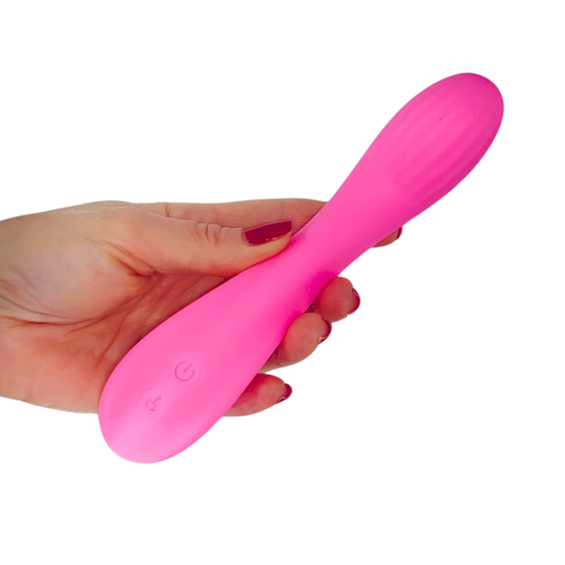 Vibratore Punto G Riscaldante in Silicone con 10 Modalità di Vibrazione Sex Toy