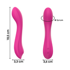 Vibratore Punto G Riscaldante in Silicone con 10 Modalità di Vibrazione Sex Toy