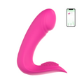 Vibratore Punto G Stimolatore Clitoride Chris 2in1 con App in Silicone Morbido