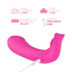 Vibratore Punto G Stimolatore Clitoride Chris 2in1 con App in Silicone Morbido