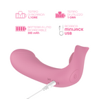 Vibratore Punto G Stimolatore Clitoride Chris 2in1 con App in Silicone Morbido