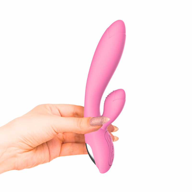 Vibratore Rabbit con Doppia Stimolazione Punto G e Clitoride in Silicone Sex Toy