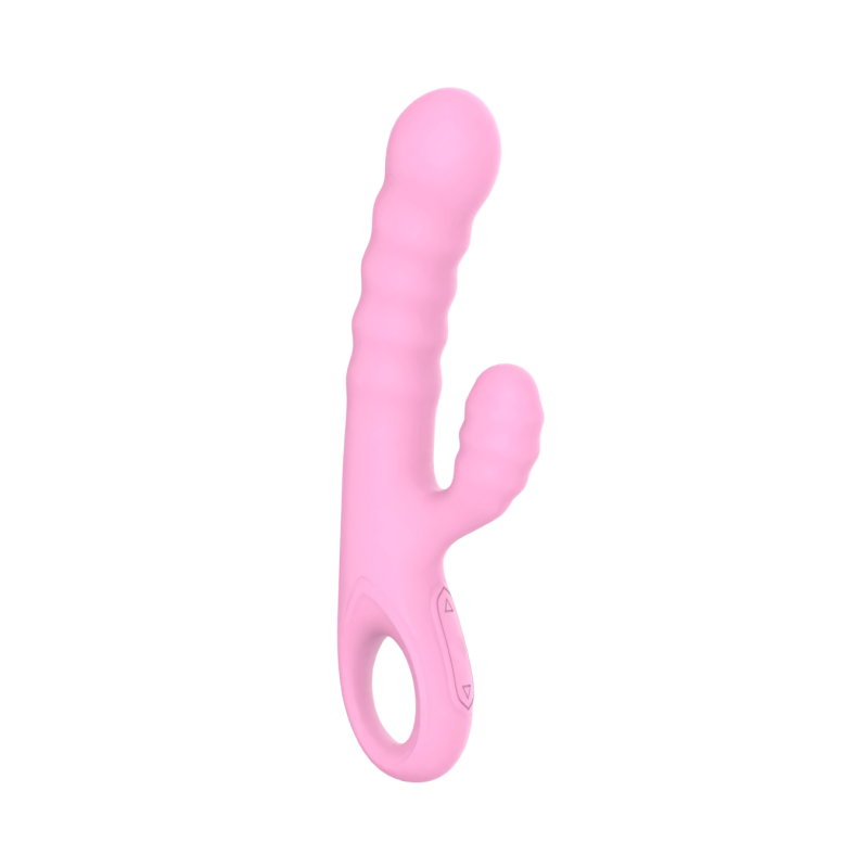 Vibratore Rabbit Doppia Stimolazione Punto G Clitoride in Silicone Ricaricabile