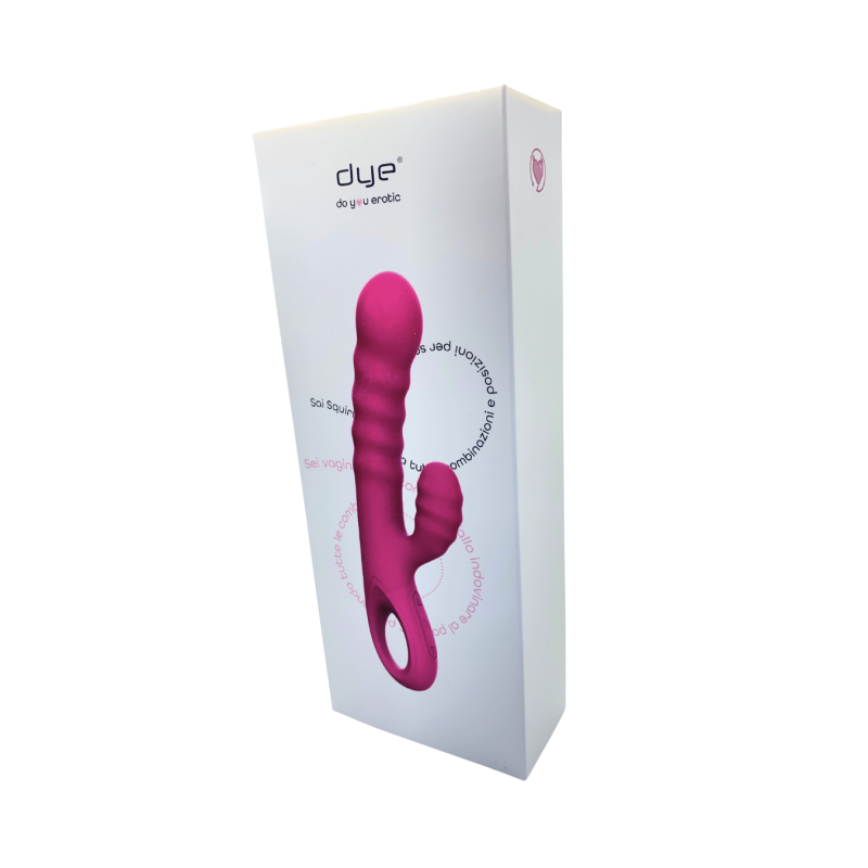 Vibratore Rabbit Doppia Stimolazione Punto G Clitoride in Silicone Ricaricabile