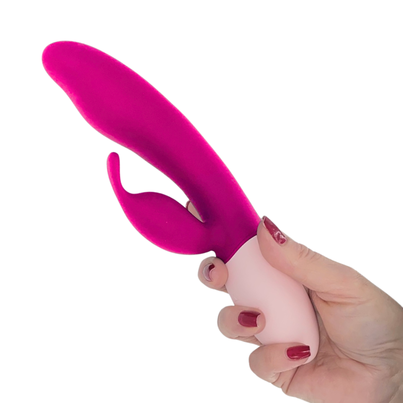 Vibratore Rabbit Doppia Stimolazione Punto G e Clitoride 10 Modalità Vibrazione