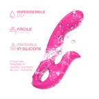 Vibratore Rabbit Riscaldante Doppia Stimolazione Clitoride e Punto G 10 Modalità
