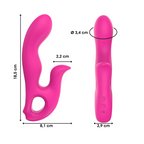 Vibratore Rabbit Riscaldante Doppia Stimolazione Clitoride e Punto G 10 Modalità