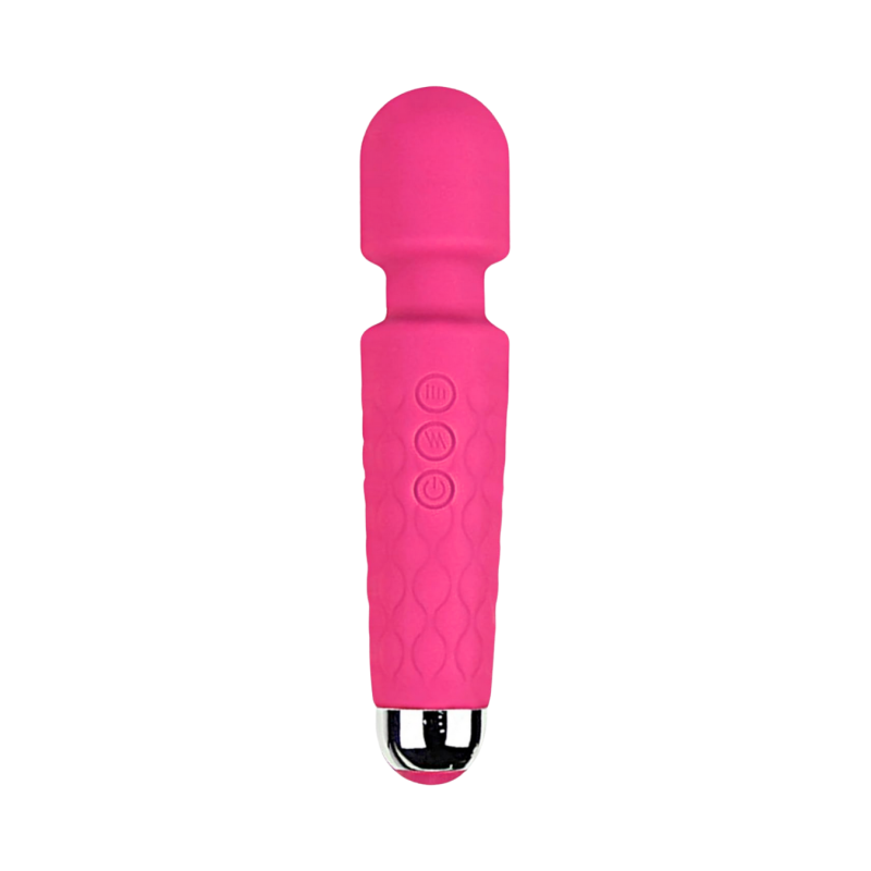 Wand Massager Massaggiatore Vibratore Ricaricabile in Silicone Sex Toy per Donna