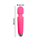 Wand Massager Massaggiatore Vibratore Ricaricabile in Silicone Sex Toy per Donna