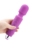 Wand Massager Massaggiatore Vibratore Ricaricabile in Silicone Sex Toy per Donna