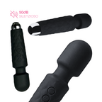Wand Massager Massaggiatore Vibratore Ricaricabile in Silicone Sex Toy per Donna