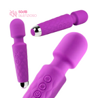 Wand Massager Massaggiatore Vibratore Ricaricabile in Silicone Sex Toy per Donna