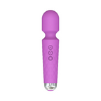 Wand Massager Massaggiatore Vibratore Ricaricabile in Silicone Sex Toy per Donna
