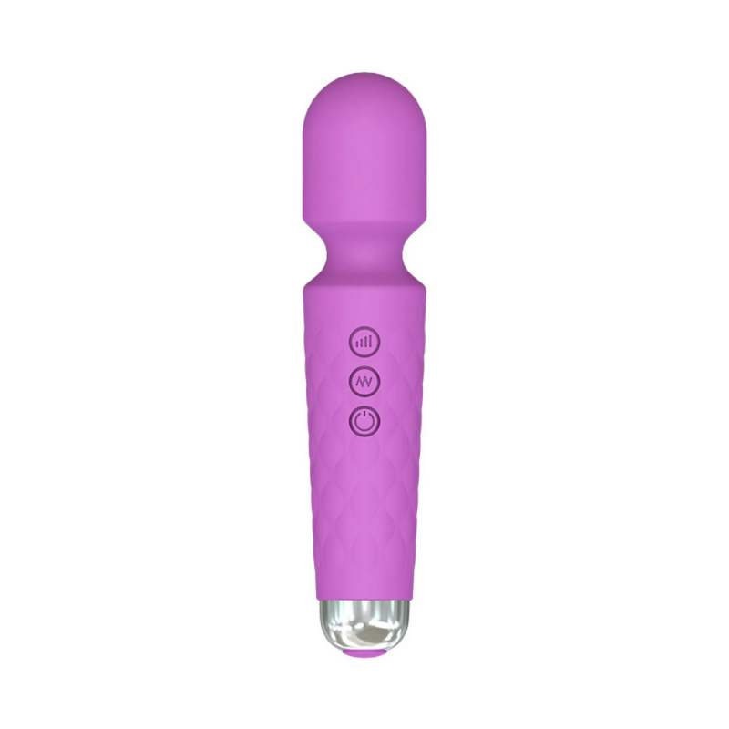 Wand Massager Massaggiatore Vibratore Ricaricabile in Silicone Sex Toy per Donna