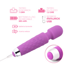 Wand Massager Massaggiatore Vibratore Ricaricabile in Silicone Sex Toy per Donna