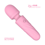 Wand Massager Vibratore in Silicone Stimolatore Clitorideo Massaggiatore Mini