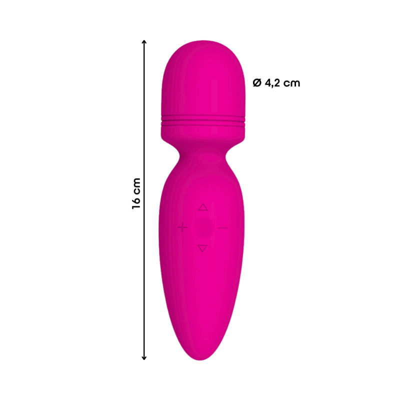 Wand Massager Vibratore Massaggiatore Ricaricabile con 10 Modalità di Vibrazione