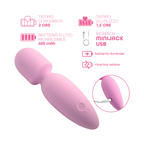 Wand Massager Vibratore Massaggiatore Ricaricabile con 10 Modalità di Vibrazione