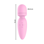 Wand Massager Vibratore Massaggiatore Ricaricabile con 10 Modalità di Vibrazione